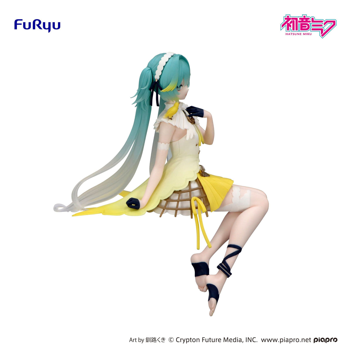 Hatsune Miku Noodle Stopper PVC Statue Canary Bird heo Exclusive 14 cm – FuRyu